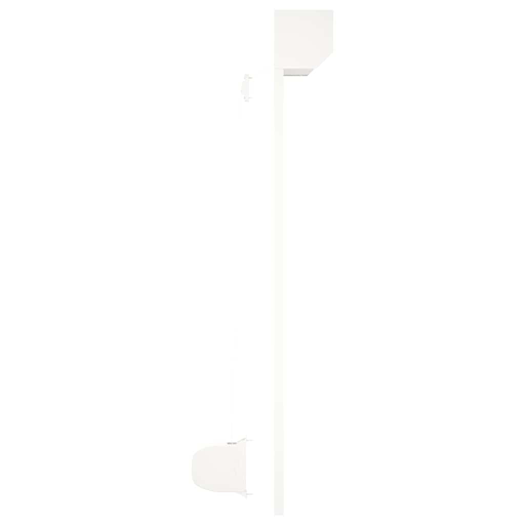 vidaXL Oblon rulant, alb, 100 x 120 cm, aluminiu vidaXL Oblon rulant, alb, 100 x 120 cm, aluminiu