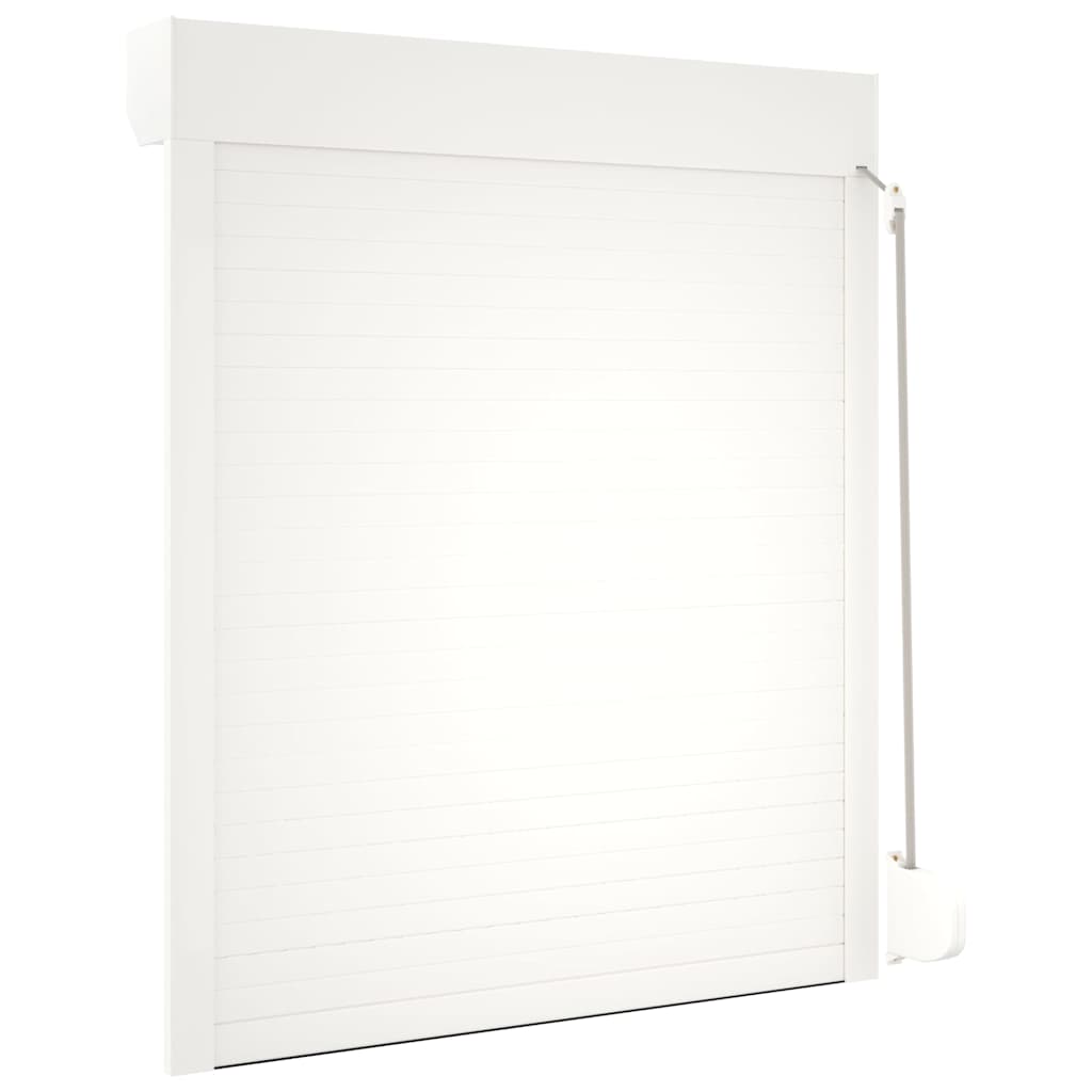 vidaXL Oblon rulant, alb, 100 x 120 cm, aluminiu vidaXL Oblon rulant, alb, 100 x 120 cm, aluminiu