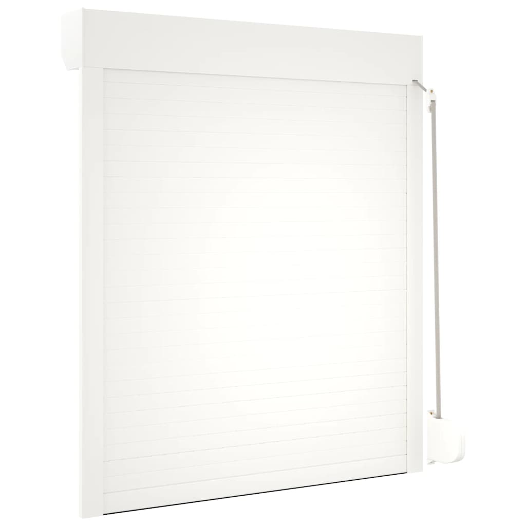 vidaXL Oblon rulant, alb, 100 x 130 cm, aluminiu vidaXL Oblon rulant, alb, 100 x 130 cm, aluminiu