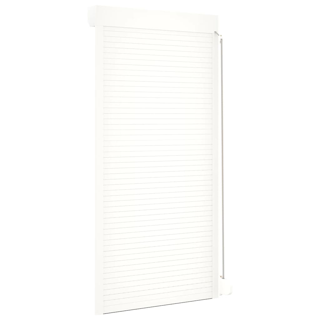 vidaXL Oblon rulant, alb, 100 x 210 cm, aluminiu vidaXL Oblon rulant, alb, 100 x 210 cm, aluminiu