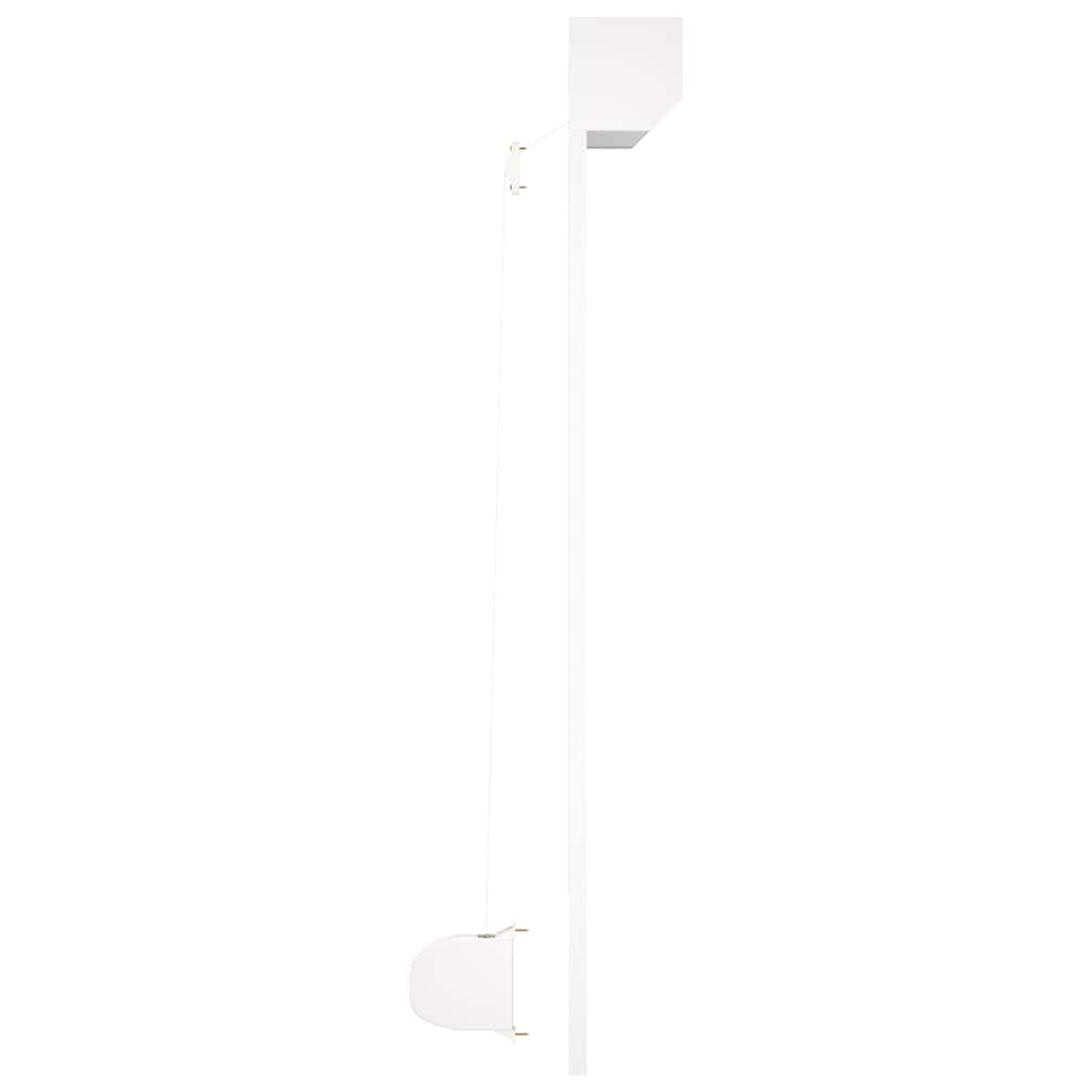 vidaXL Oblon rulant, alb, 110 x 130 cm, aluminiu vidaXL Oblon rulant, alb, 110 x 130 cm, aluminiu