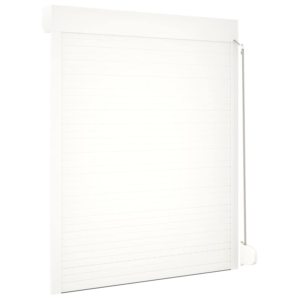 vidaXL Oblon rulant, alb, 120 x 150 cm, aluminiu vidaXL Oblon rulant, alb, 120 x 150 cm, aluminiu