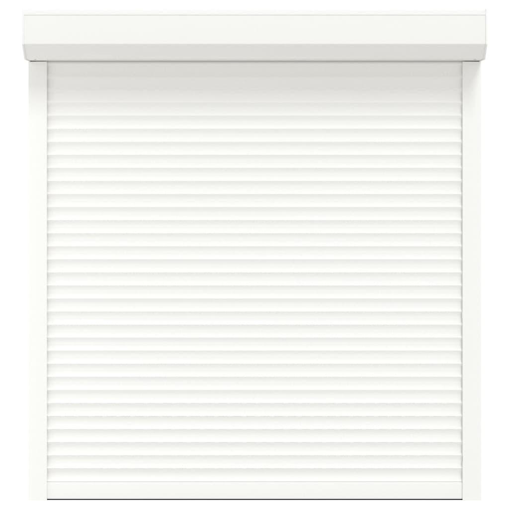 vidaXL Oblon rulant, alb, 130 x 140 cm, aluminiu vidaXL Oblon rulant, alb, 130 x 140 cm, aluminiu