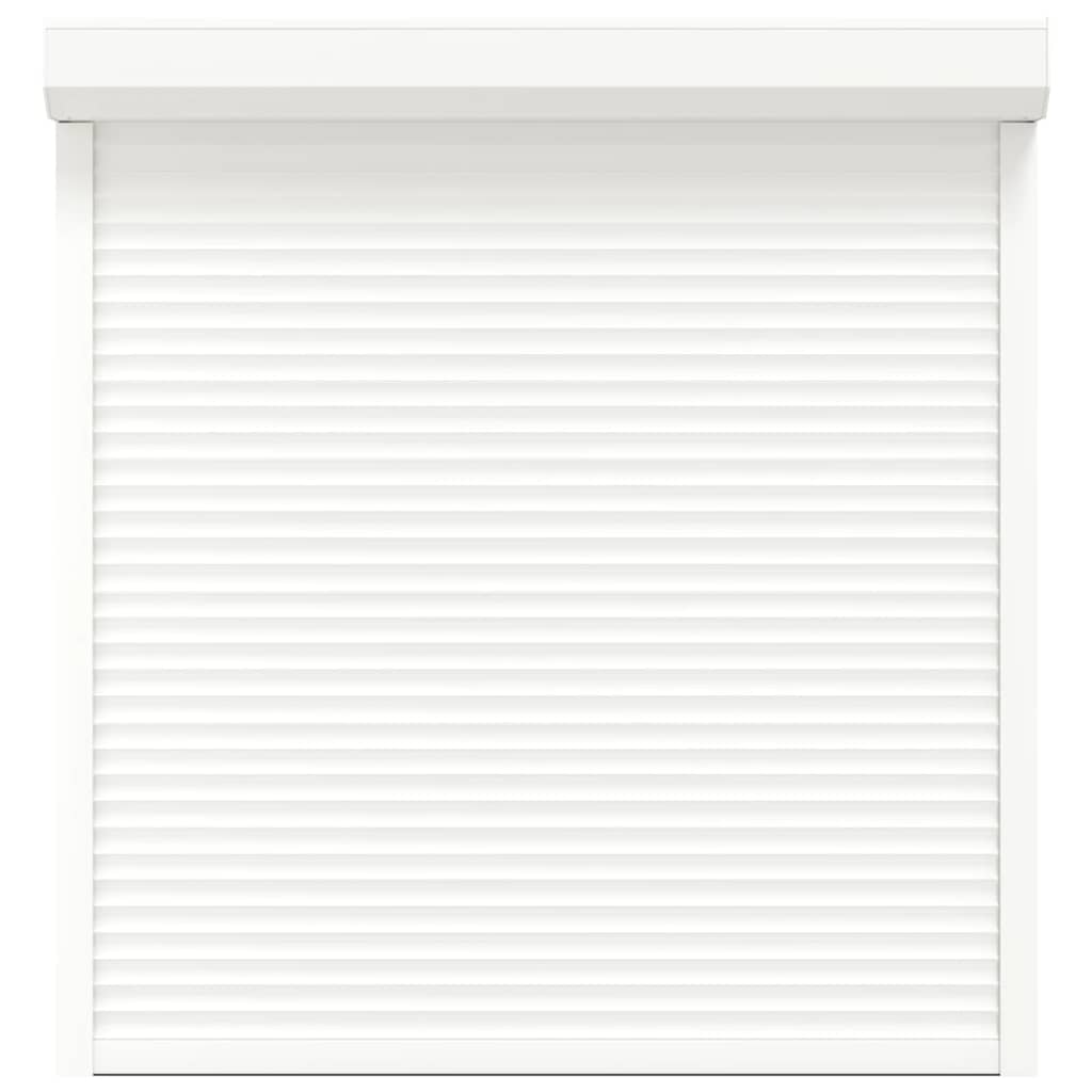 vidaXL Oblon rulant, alb, 140 x 150 cm, aluminiu vidaXL Oblon rulant, alb, 140 x 150 cm, aluminiu