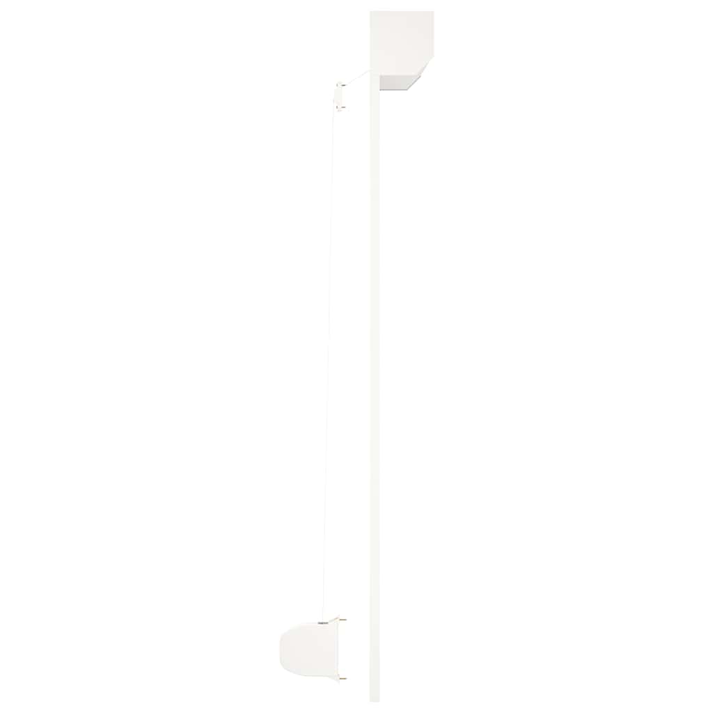 vidaXL Oblon rulant, alb, 140 x 150 cm, aluminiu vidaXL Oblon rulant, alb, 140 x 150 cm, aluminiu