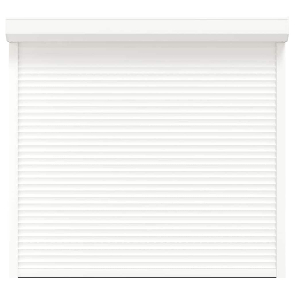 vidaXL Oblon rulant, alb, 160 x 150 cm, aluminiu vidaXL Oblon rulant, alb, 160 x 150 cm, aluminiu