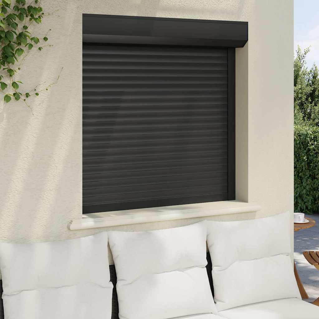 vidaXL Oblon rulant, antracit, 100 x 100 cm, aluminiu vidaXL Oblon rulant, antracit, 100 x 100 cm, aluminiu