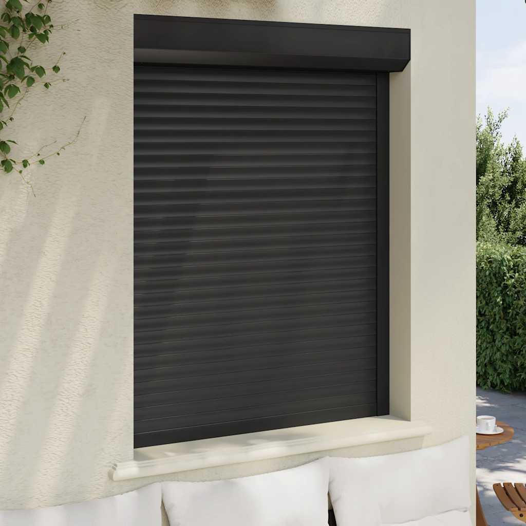 vidaXL Oblon rulant, antracit, 100 x 130 cm, aluminiu vidaXL Oblon rulant, antracit, 100 x 130 cm, aluminiu