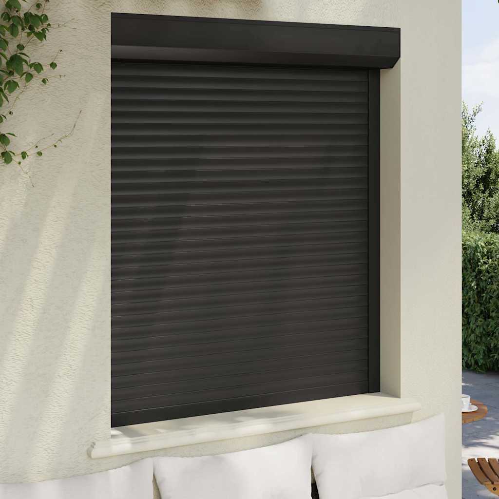 vidaXL Oblon rulant, antracit, 110 x 130 cm, aluminiu vidaXL Oblon rulant, antracit, 110 x 130 cm, aluminiu
