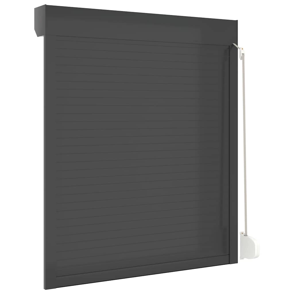 vidaXL Oblon rulant, antracit, 110 x 130 cm, aluminiu vidaXL Oblon rulant, antracit, 110 x 130 cm, aluminiu