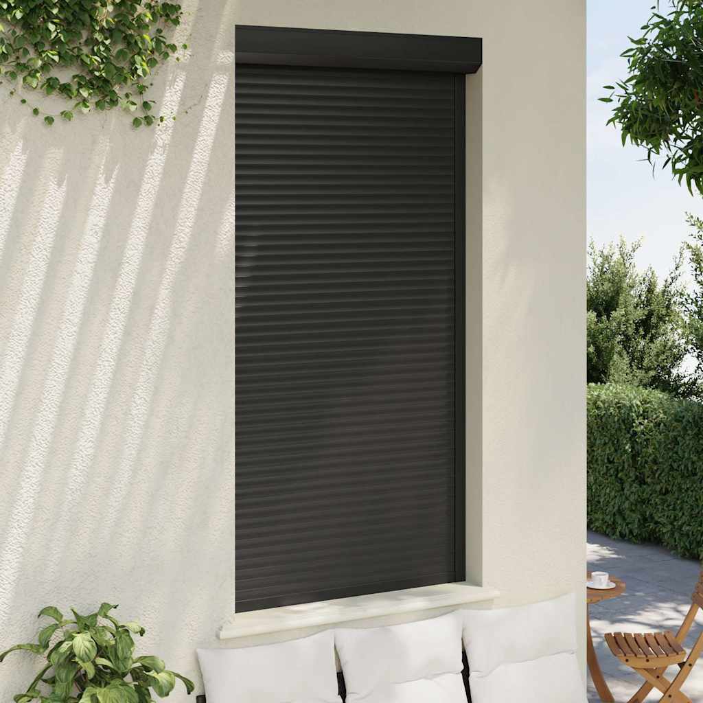 vidaXL Oblon rulant, antracit, 110 x 220 cm, aluminiu vidaXL Oblon rulant, antracit, 110 x 220 cm, aluminiu