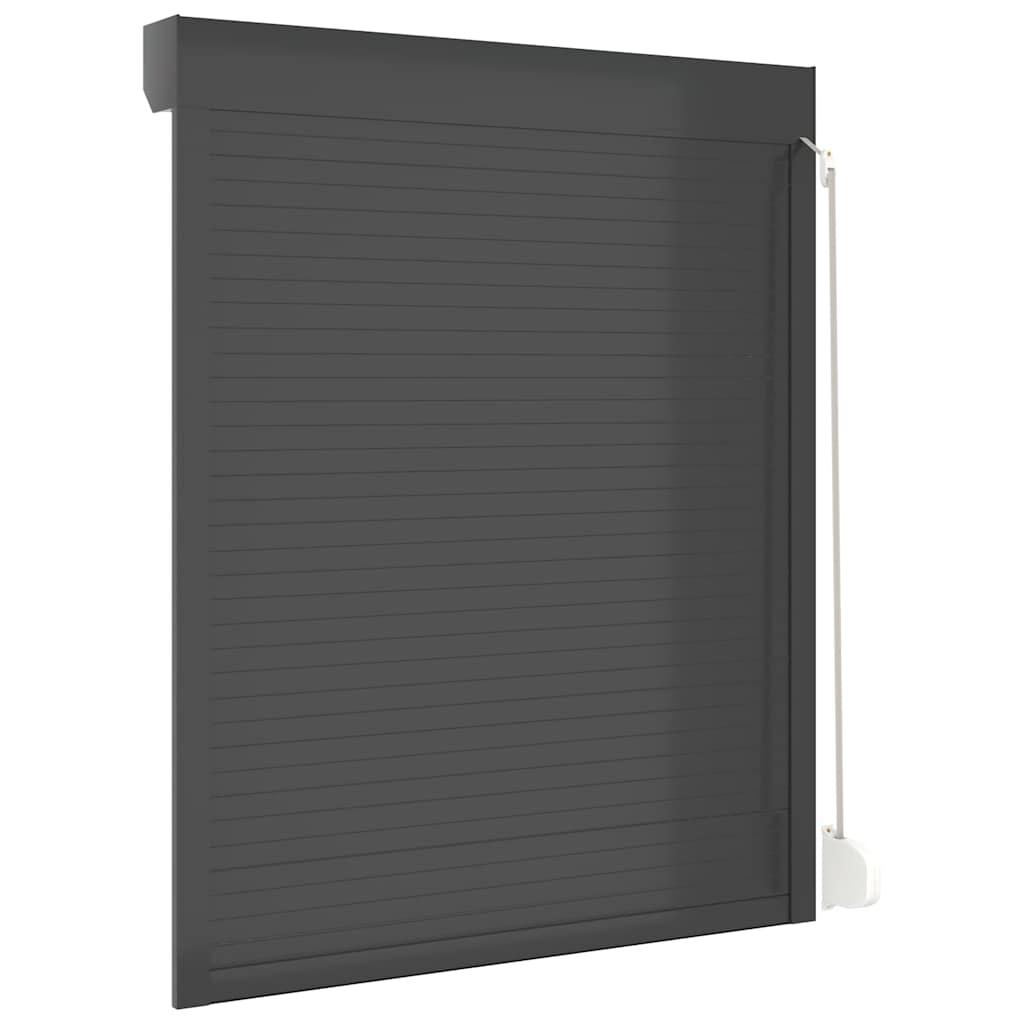vidaXL Oblon rulant, antracit, 120 x 150 cm, aluminiu vidaXL Oblon rulant, antracit, 120 x 150 cm, aluminiu