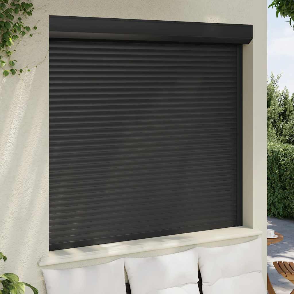 vidaXL Oblon rulant, antracit, 160 x 150 cm, aluminiu vidaXL Oblon rulant, antracit, 160 x 150 cm, aluminiu