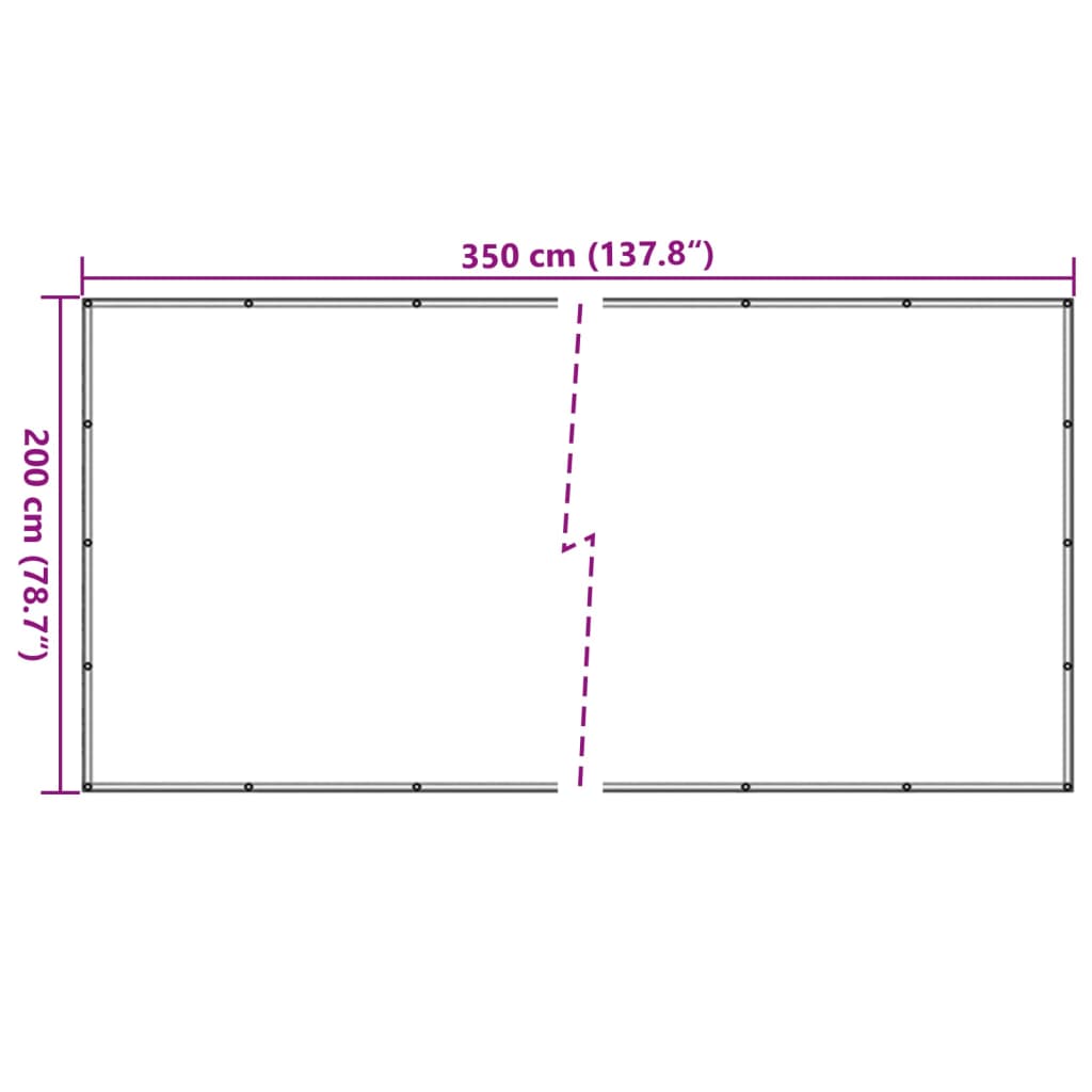 vidaXL Plasă de remorcă, negru, 2 x 3,5 m, HDPE vidaXL Plasă de remorcă, negru, 2 x 3,5 m, HDPE