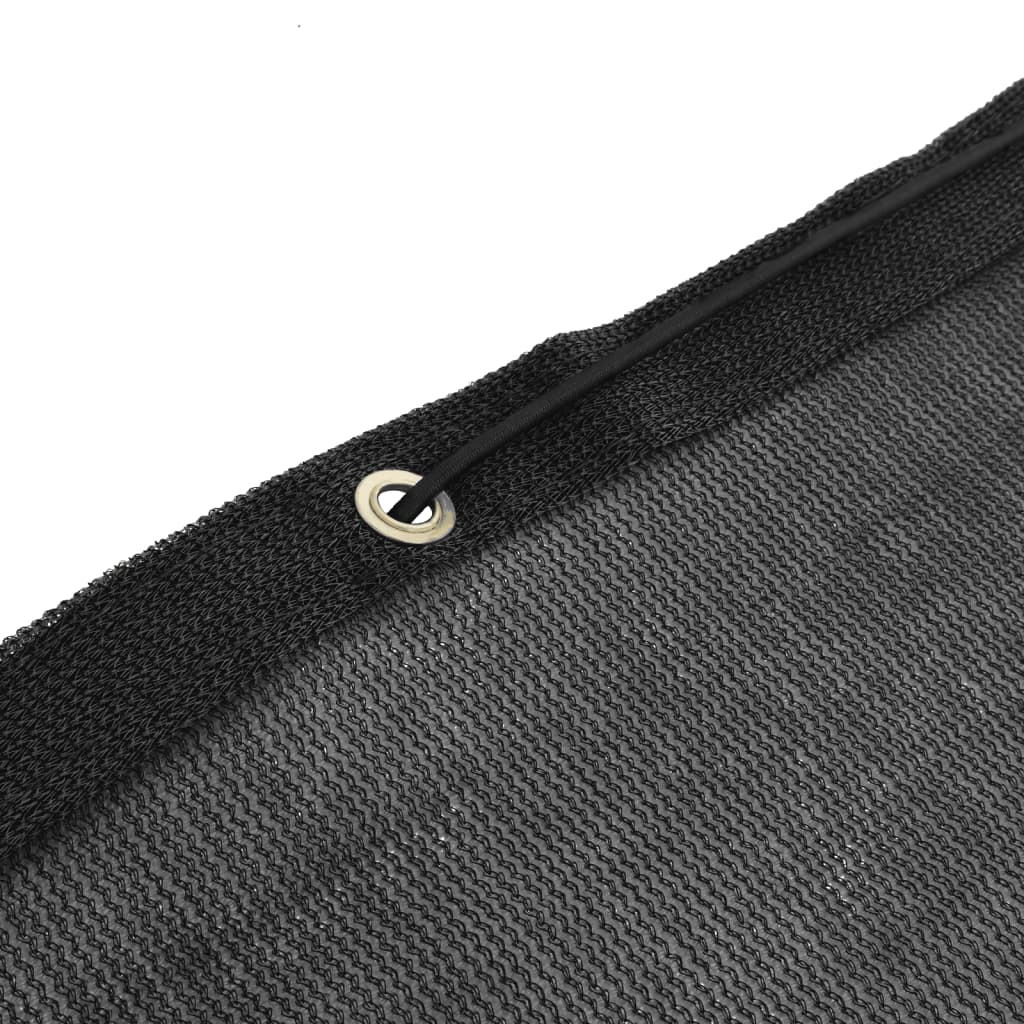 vidaXL Plasă de remorcă, negru, 2,5 x 3,5 m, HDPE