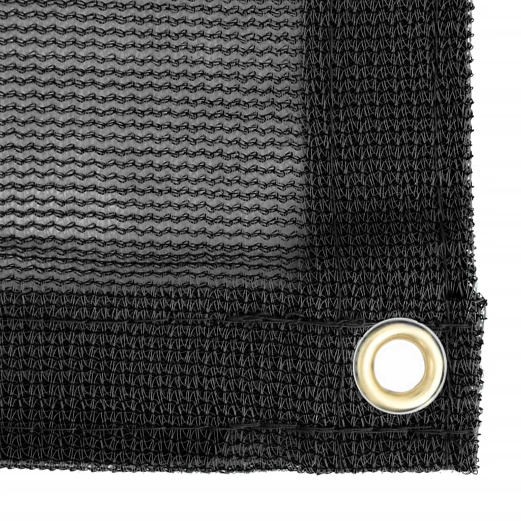 vidaXL Plasă de remorcă, negru, 2,5 x 4,5 m, HDPE