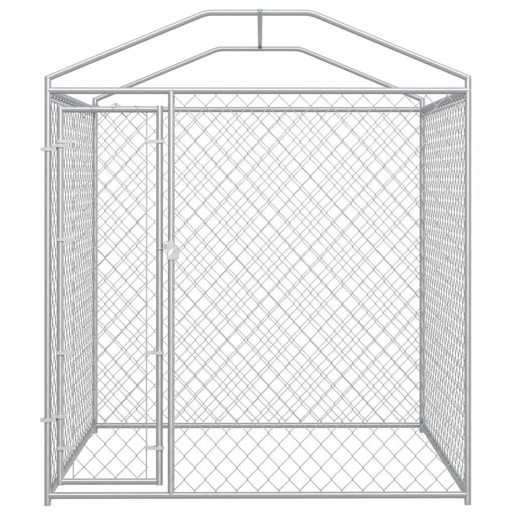 vidaXL Padoc de exterior cu prelată pentru câini, 193x193x225 cm vidaXL Padoc de exterior cu prelată pentru câini, 193x193x225 cm