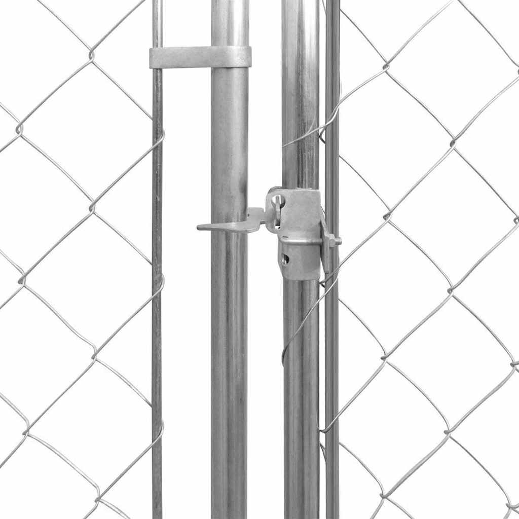 vidaXL Padoc de exterior cu prelată pentru câini, 193x193x225 cm vidaXL Padoc de exterior cu prelată pentru câini, 193x193x225 cm