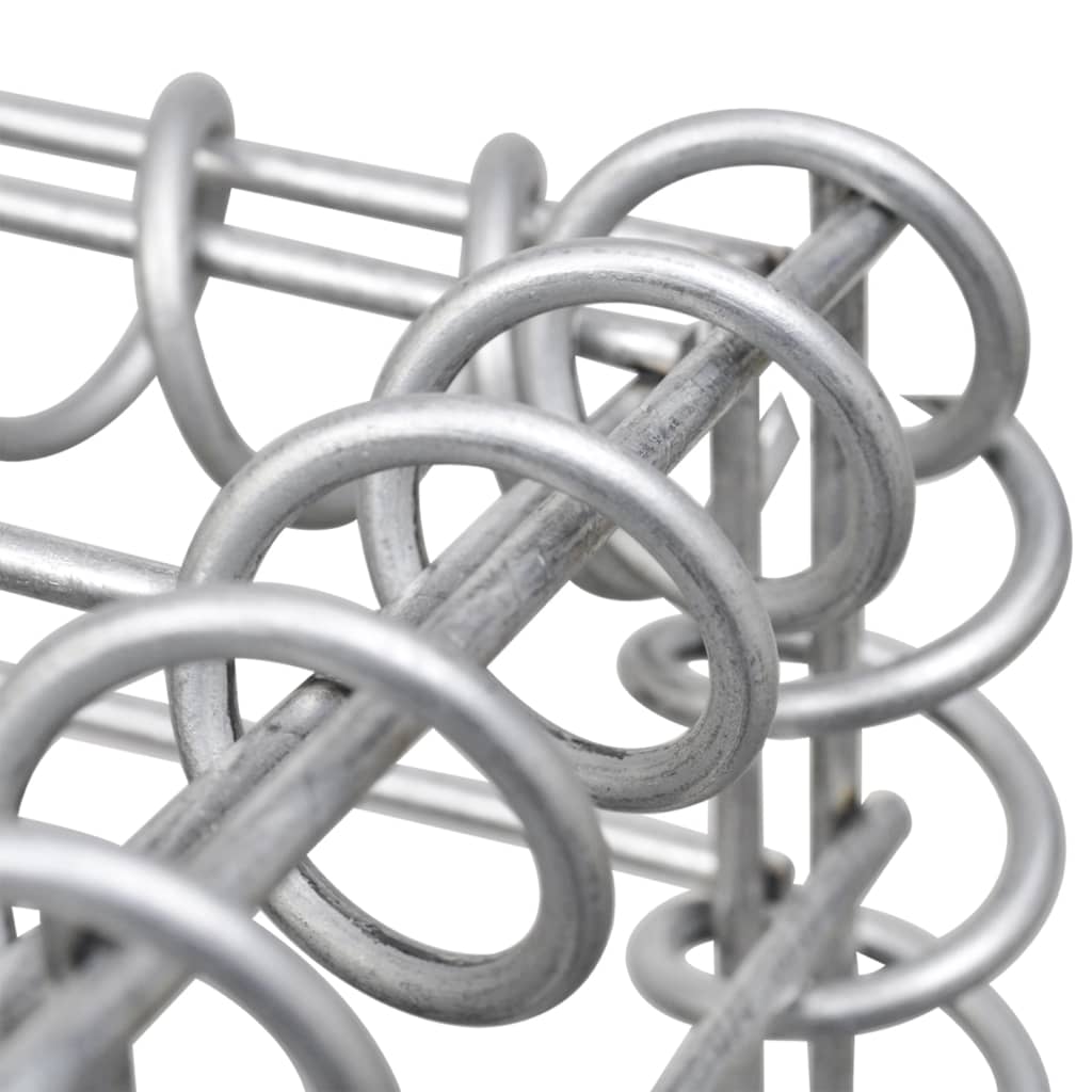 vidaXL Perete gabion cu capace, 300 x 50 x 200 cm, oțel galvanizat vidaXL Perete gabion cu capace, 300 x 50 x 200 cm, oțel galvanizat