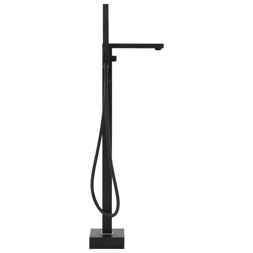 vidaXL Robinet de cadă independent, negru, 90 cm, oțel inoxidabil vidaXL Robinet de cadă independent, negru, 90 cm, oțel inoxidabil
