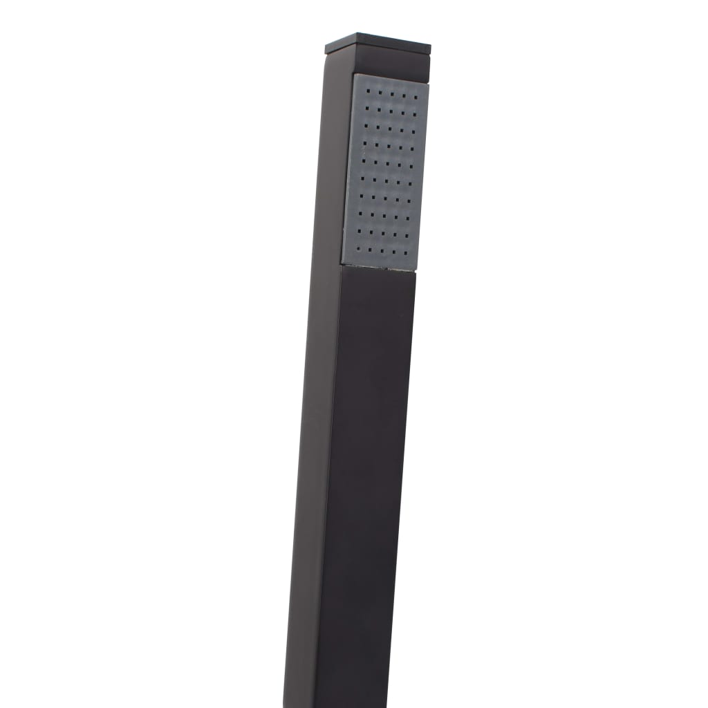 vidaXL Robinet de cadă independent, negru, 90 cm, oțel inoxidabil vidaXL Robinet de cadă independent, negru, 90 cm, oțel inoxidabil