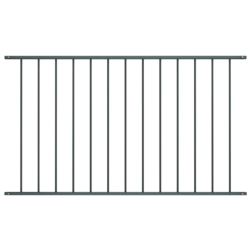 vidaXL Panou de gard din oțel vopsit în câmp electrostatic 1,7x1,25 m antracit vidaXL Panou de gard din oțel vopsit în câmp electrostatic 1,7x1,25 m antracit