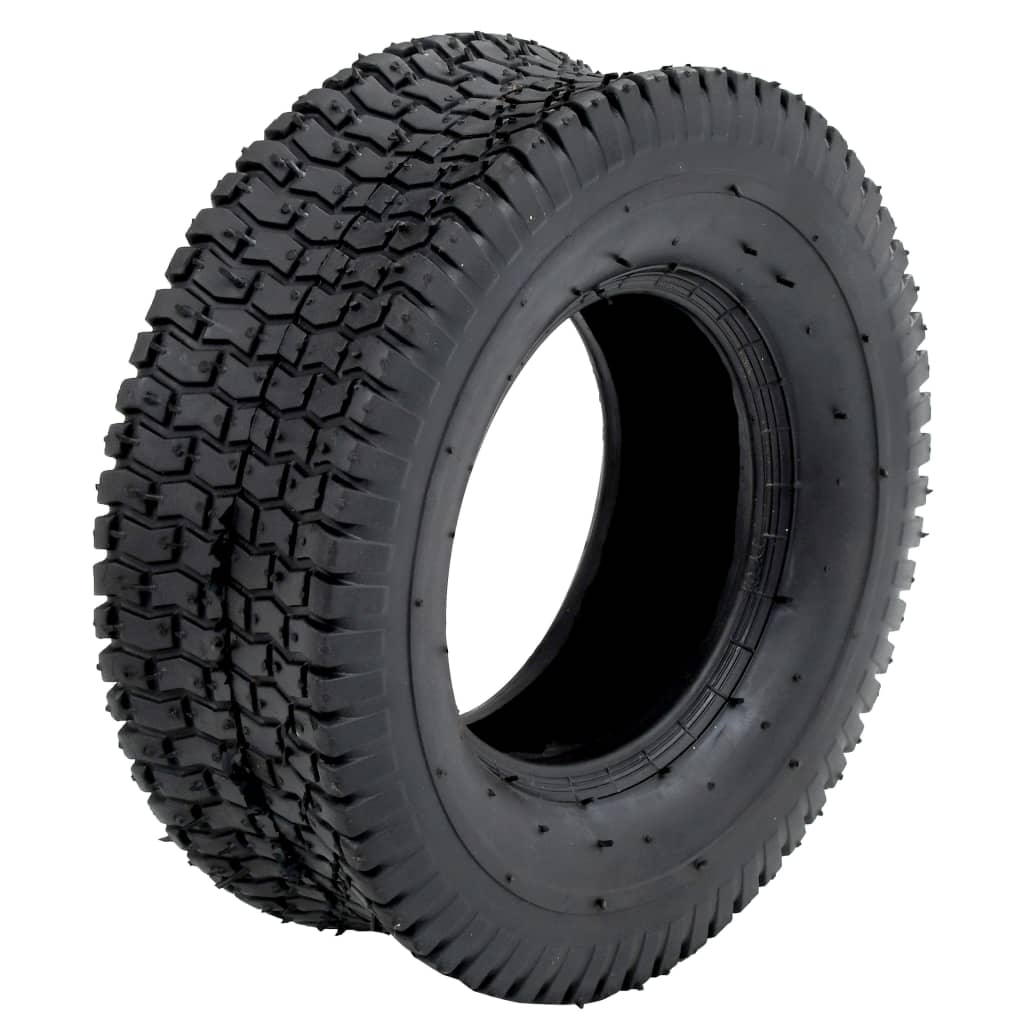 vidaXL Anvelope roabă, 2 buc., 13 x 5.00-6 4PR, cauciuc vidaXL Anvelope roabă, 2 buc., 13 x 5.00-6 4PR, cauciuc