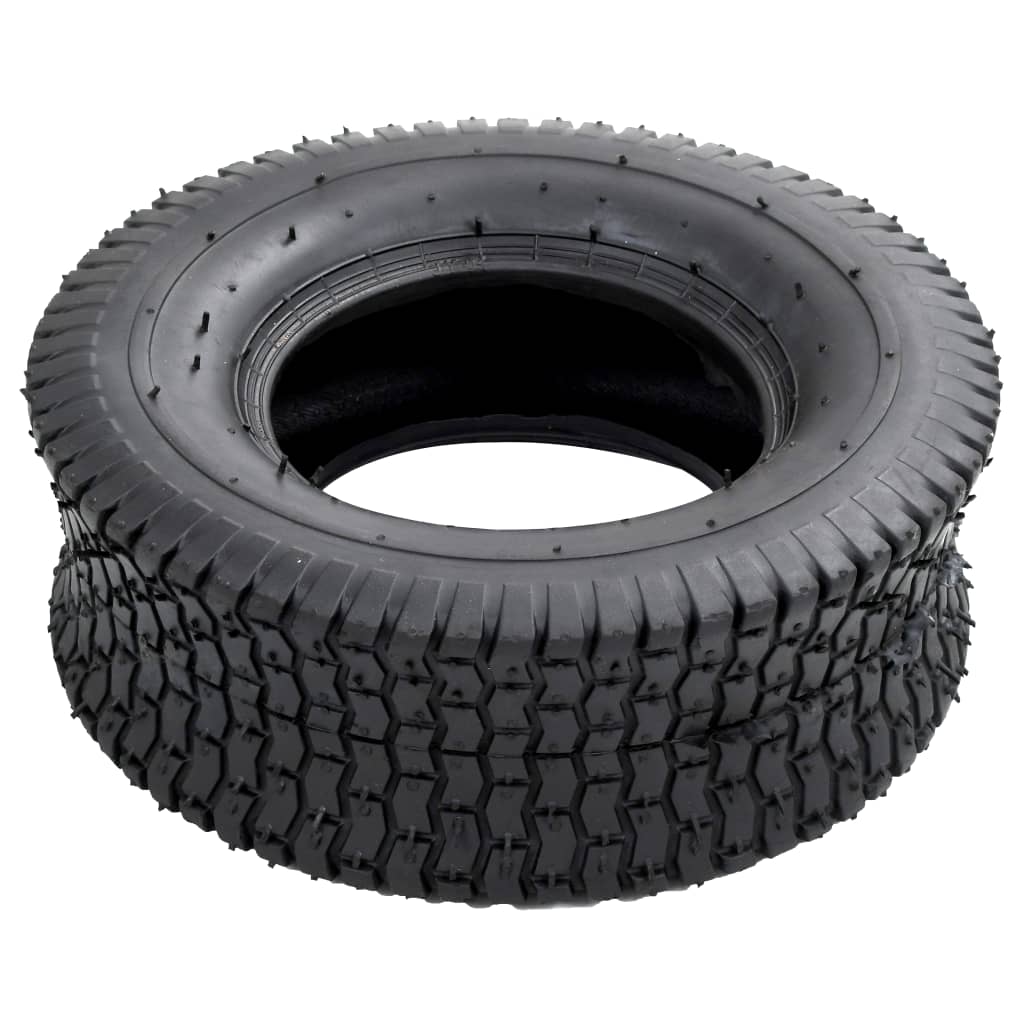 vidaXL Anvelope roabă, 2 buc., 13 x 5.00-6 4PR, cauciuc vidaXL Anvelope roabă, 2 buc., 13 x 5.00-6 4PR, cauciuc