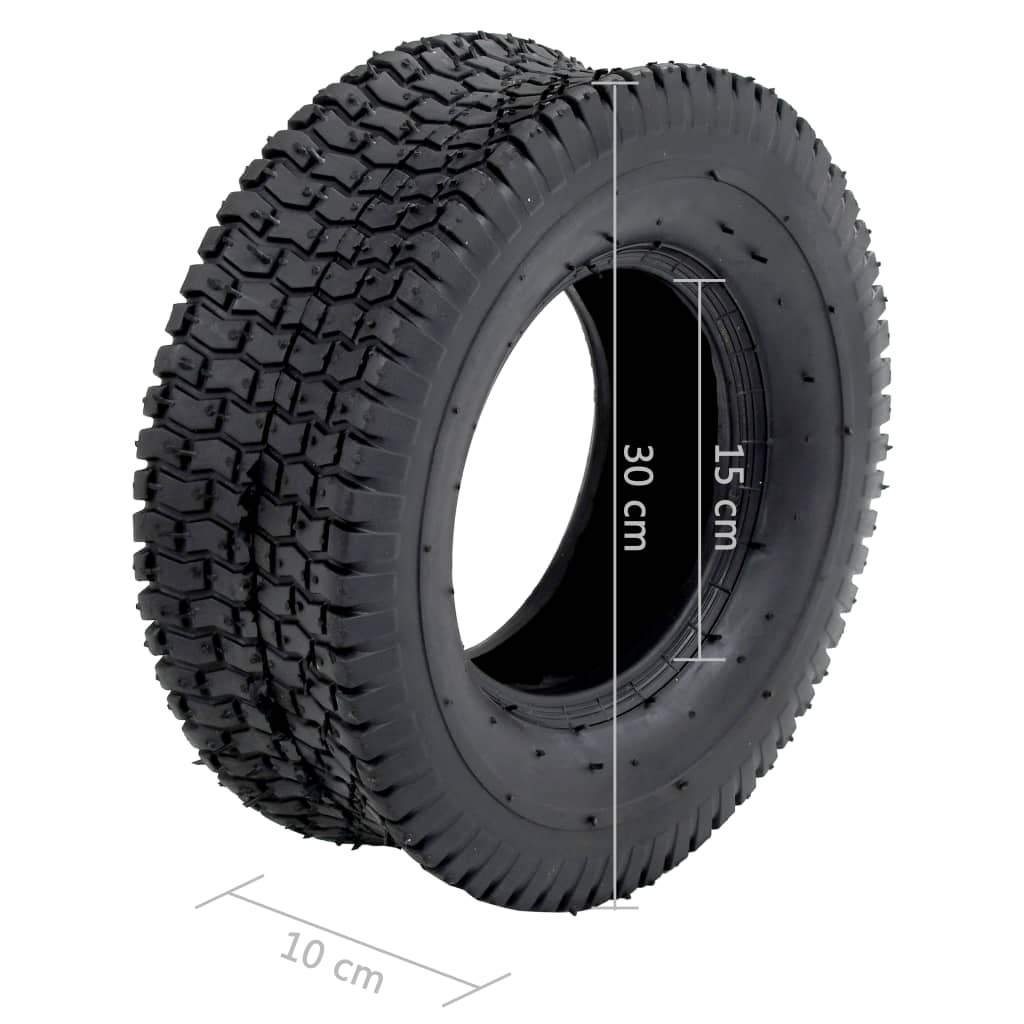 vidaXL Anvelope roabă, 2 buc., 13 x 5.00-6 4PR, cauciuc vidaXL Anvelope roabă, 2 buc., 13 x 5.00-6 4PR, cauciuc