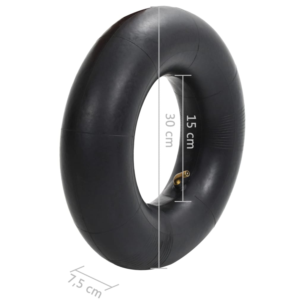 vidaXL Camere pentru roată de roabă, 2 buc., 13 x 5.00-6, cauciuc vidaXL Camere pentru roată de roabă, 2 buc., 13 x 5.00-6, cauciuc