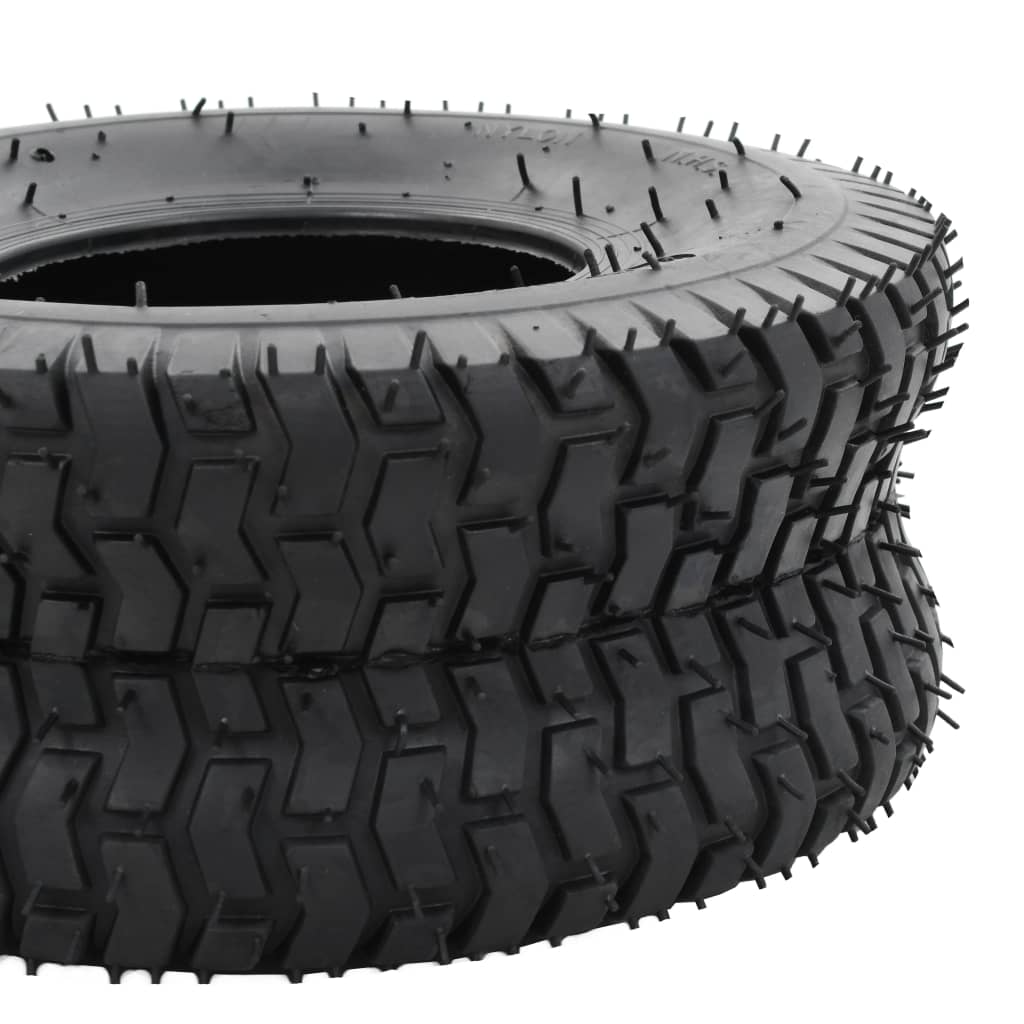 vidaXL Anvelope roabă, 2 buc., 15x6.00-6 4PR, cauciuc vidaXL Anvelope roabă, 2 buc., 15x6.00-6 4PR, cauciuc