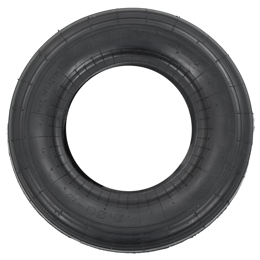 vidaXL Anvelopă roabă, 3.50-8 4PR, cauciuc vidaXL Anvelopă roabă, 3.50-8 4PR, cauciuc