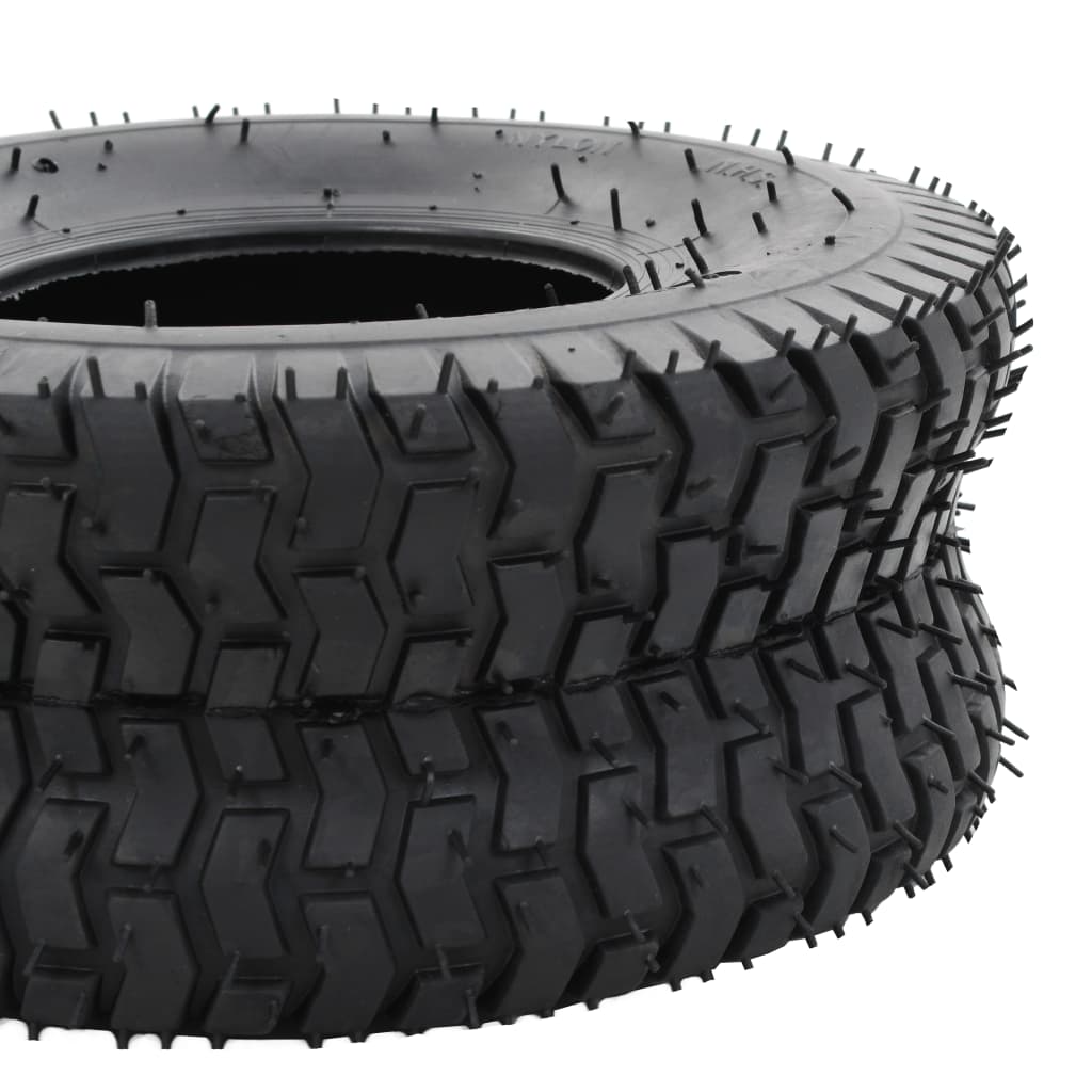 vidaXL Set anvelopă roabă & cameră, 4 buc., 15x6.00-6 4PR, cauciuc vidaXL Set anvelopă roabă & cameră, 4 buc., 15x6.00-6 4PR, cauciuc