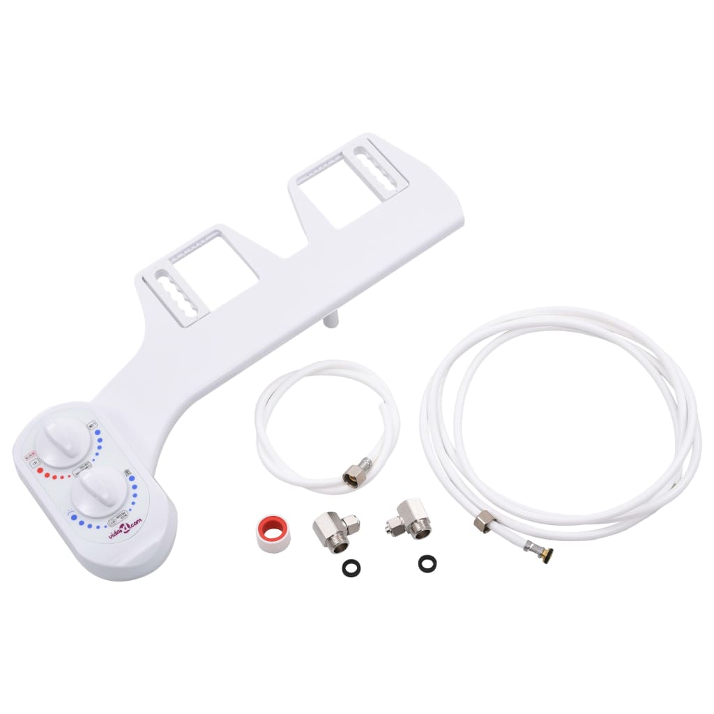 vidaXL Accesoriu bideu pentru capac WC, apă rece & caldă, o duză vidaXL Accesoriu bideu pentru capac WC, apă rece & caldă, o duză