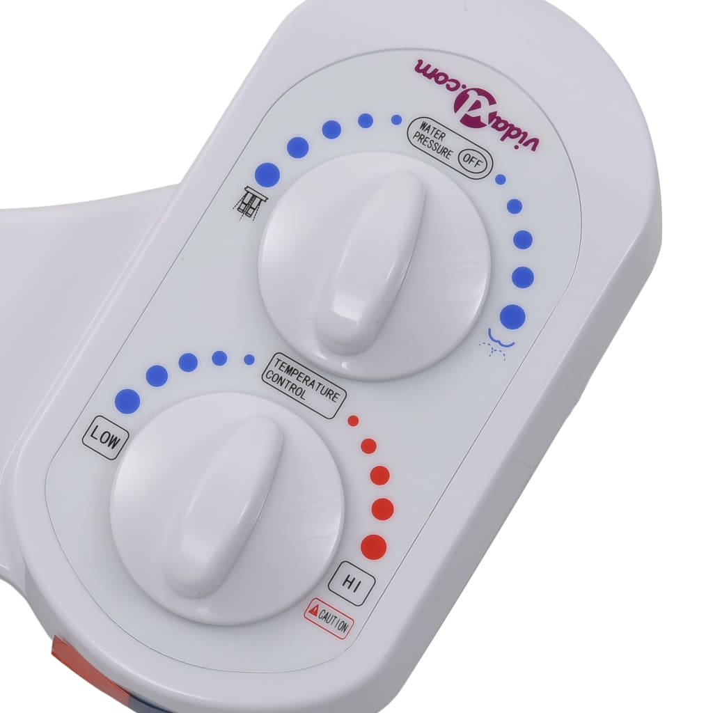 vidaXL Accesoriu bideu pentru capac WC, apă rece & caldă, o duză vidaXL Accesoriu bideu pentru capac WC, apă rece & caldă, o duză