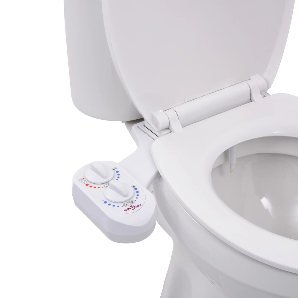 vidaXL Accesoriu bideu pentru capac WC, apă rece & caldă, o duză vidaXL Accesoriu bideu pentru capac WC, apă rece & caldă, o duză
