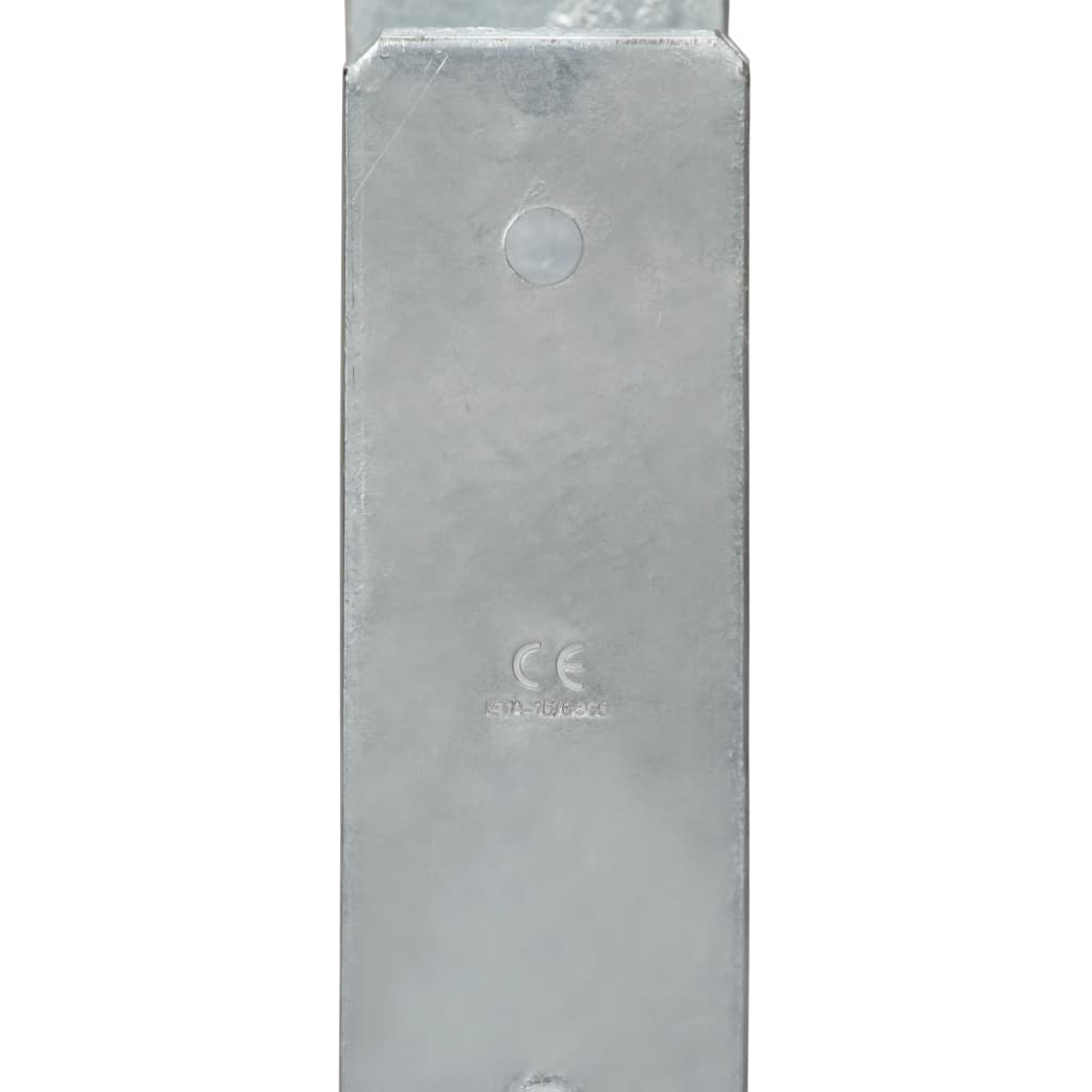 vidaXL Ancore de gard, 2 buc., argintiu, 7x6x60 cm, oțel galvanizat vidaXL Ancore de gard, 2 buc., argintiu, 7x6x60 cm, oțel galvanizat