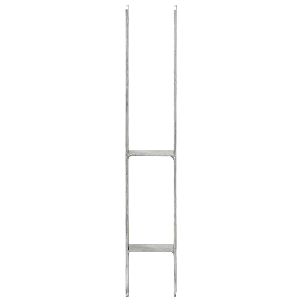 vidaXL Ancore de gard, 6 buc., argintiu, 9x6x60 cm, oțel galvanizat vidaXL Ancore de gard, 6 buc., argintiu, 9x6x60 cm, oțel galvanizat