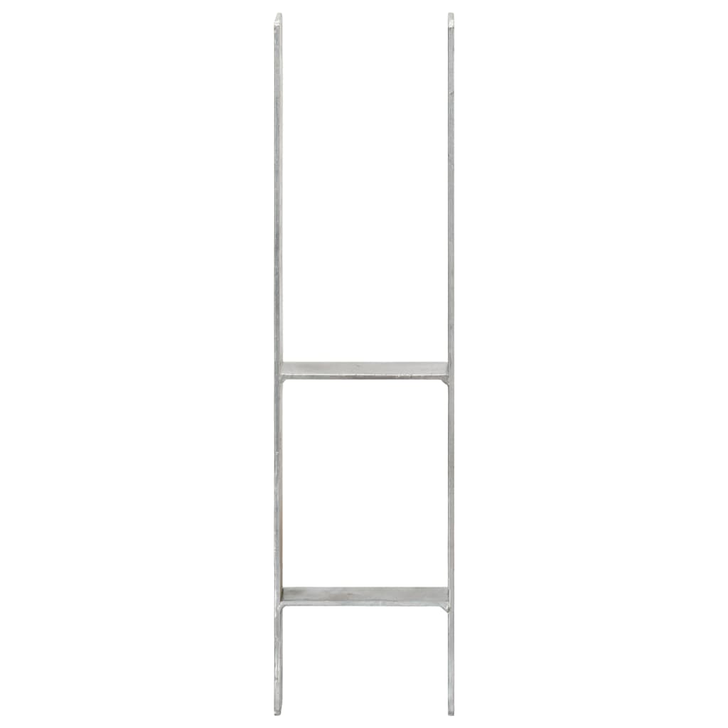 vidaXL Ancore de gard, 6 buc., argintiu, 14x6x60 cm, oțel galvanizat vidaXL Ancore de gard, 6 buc., argintiu, 14x6x60 cm, oțel galvanizat