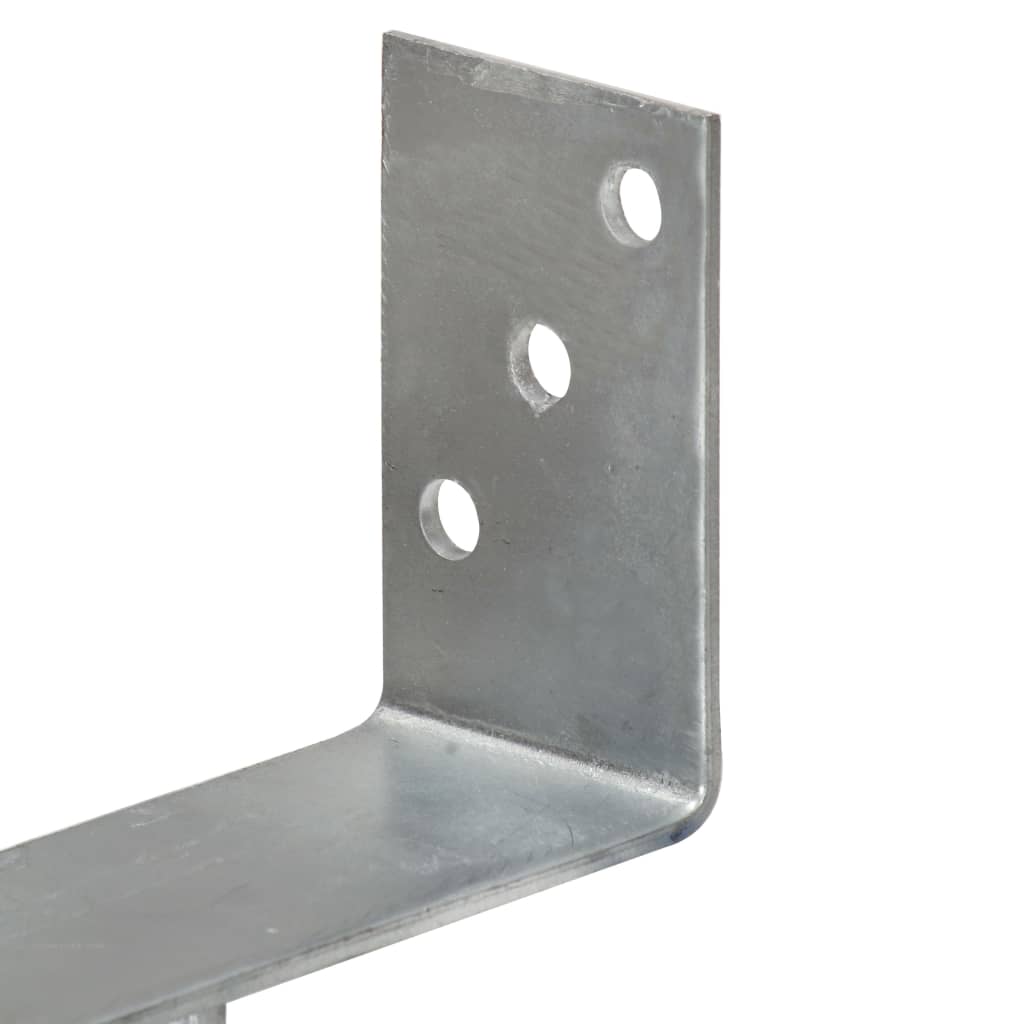 vidaXL Ancore de gard, 6 buc., argintiu, 12x6x30 cm, oțel galvanizat vidaXL Ancore de gard, 6 buc., argintiu, 12x6x30 cm, oțel galvanizat