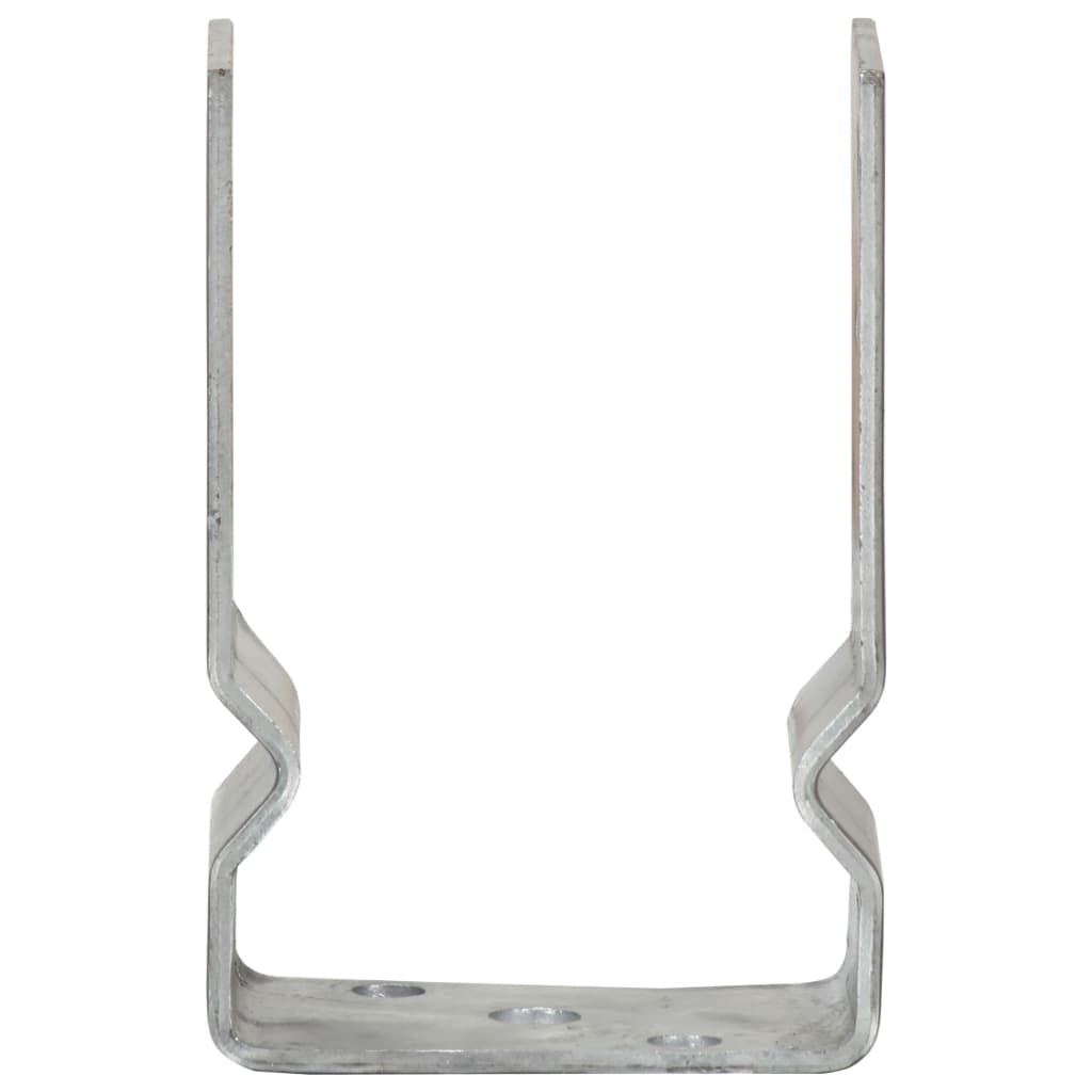vidaXL Ancore de gard, 6 buc., argintiu, 9x6x15 cm, oțel galvanizat