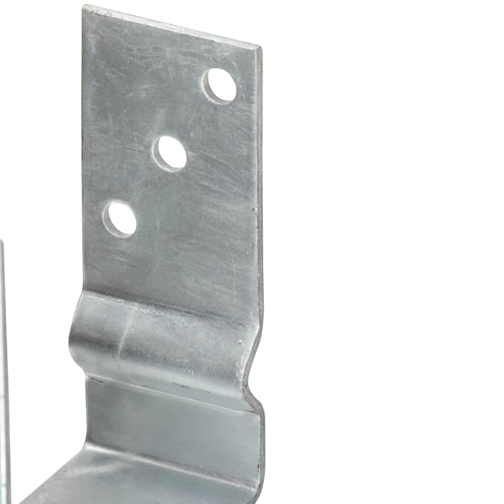 vidaXL Ancore de gard, 6 buc., argintiu, 12x6x15 cm, oțel galvanizat vidaXL Ancore de gard, 6 buc., argintiu, 12x6x15 cm, oțel galvanizat