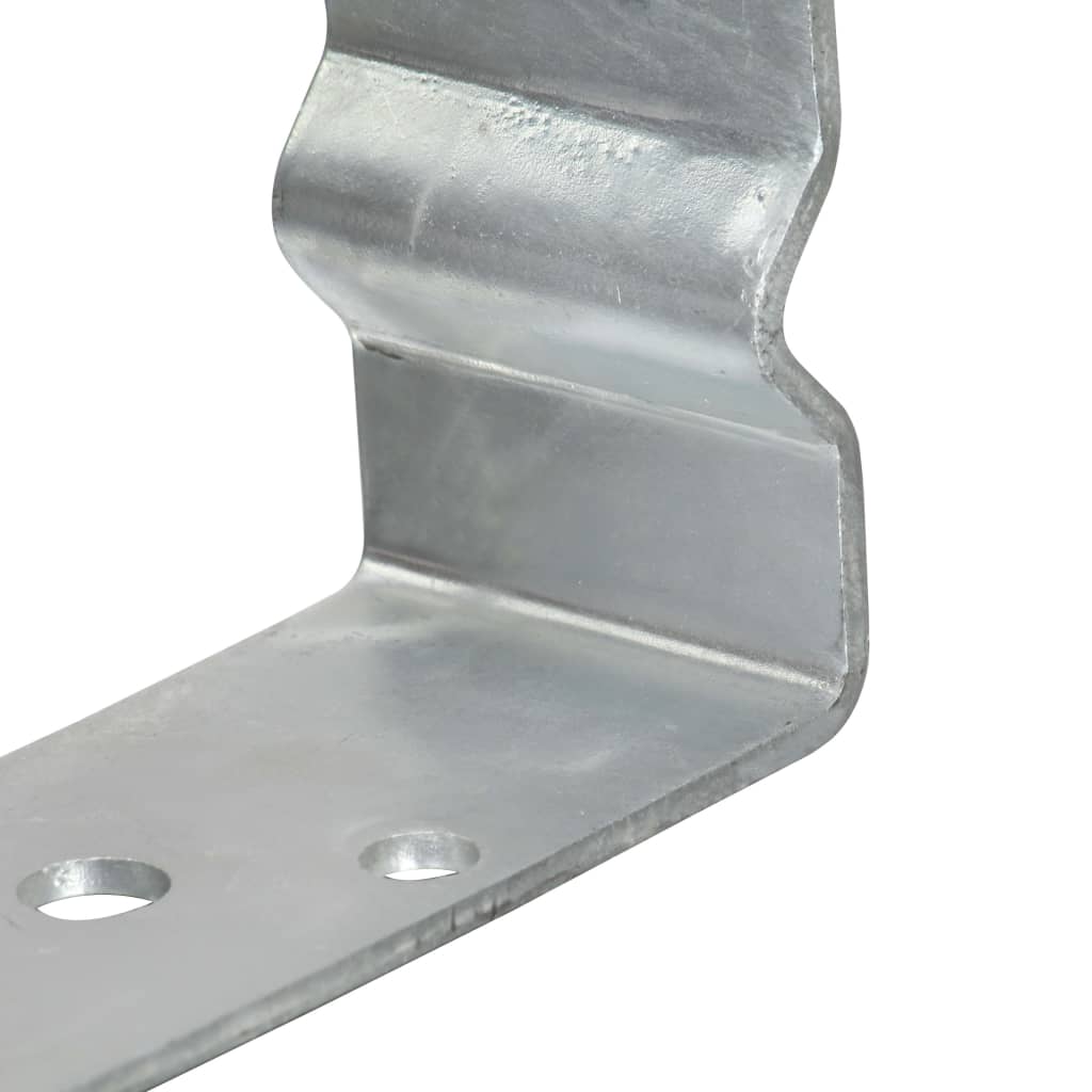 vidaXL Ancore de gard, 6 buc., argintiu, 12x6x15 cm, oțel galvanizat vidaXL Ancore de gard, 6 buc., argintiu, 12x6x15 cm, oțel galvanizat