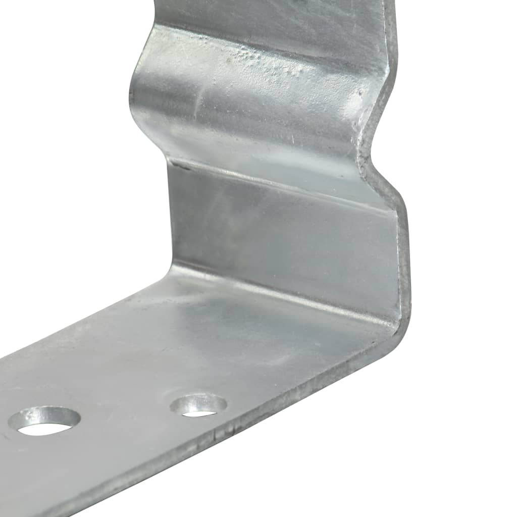 vidaXL Ancore de gard, 12 buc., argintiu, 12x6x15 cm, oțel galvanizat vidaXL Ancore de gard, 12 buc., argintiu, 12x6x15 cm, oțel galvanizat