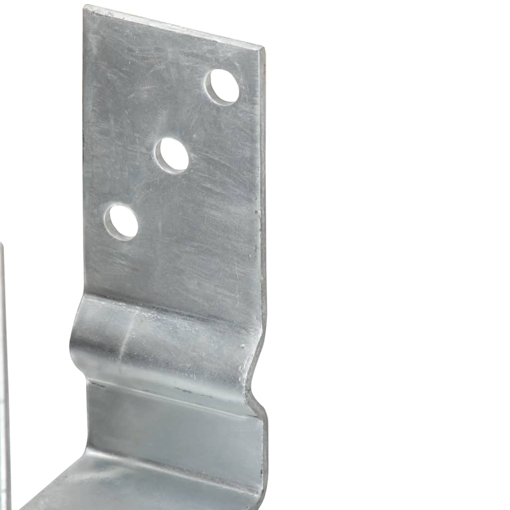 vidaXL Ancore de gard, 12 buc., argintiu, 12x6x15 cm, oțel galvanizat vidaXL Ancore de gard, 12 buc., argintiu, 12x6x15 cm, oțel galvanizat