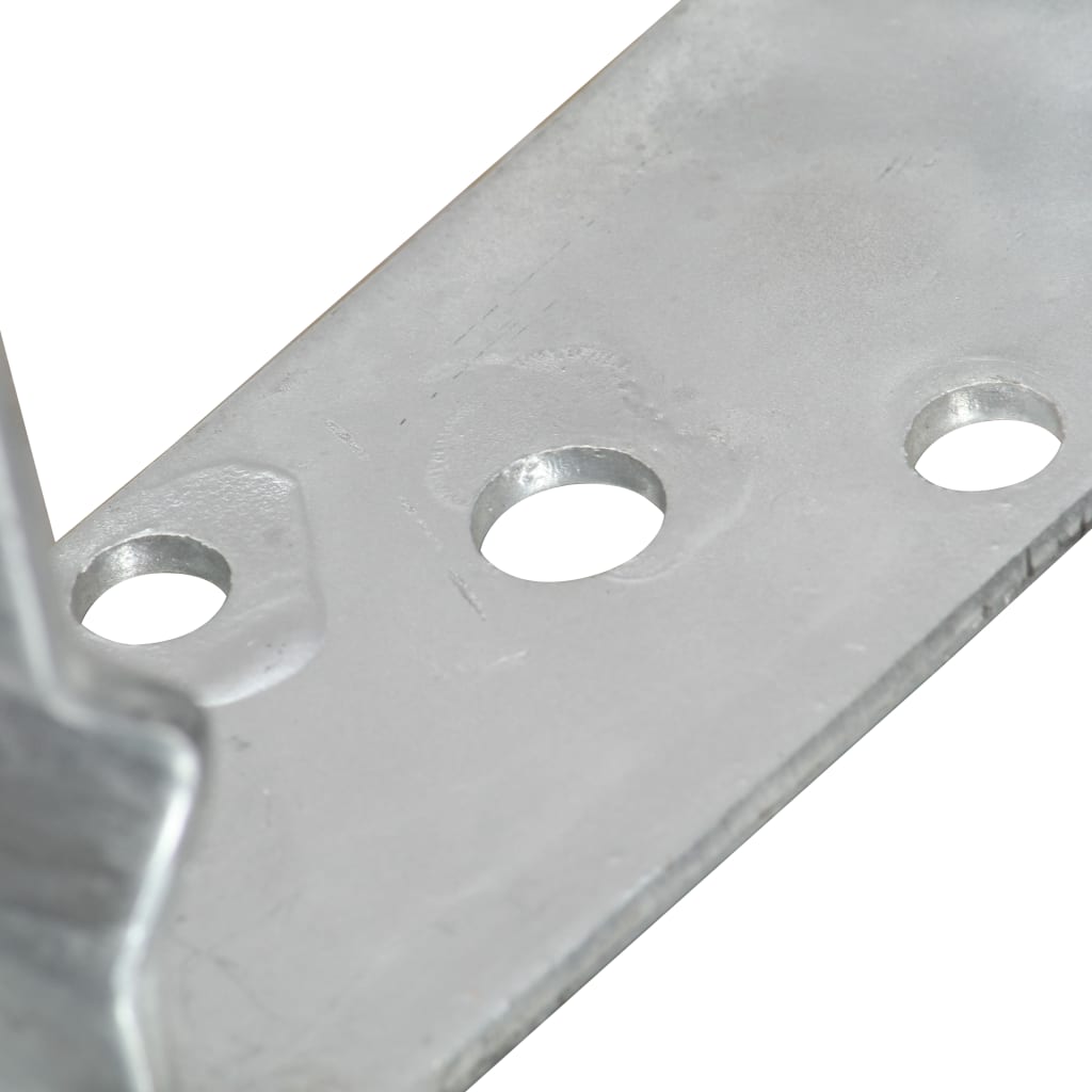 vidaXL Ancore de gard, 12 buc., argintiu, 12x6x15 cm, oțel galvanizat vidaXL Ancore de gard, 12 buc., argintiu, 12x6x15 cm, oțel galvanizat