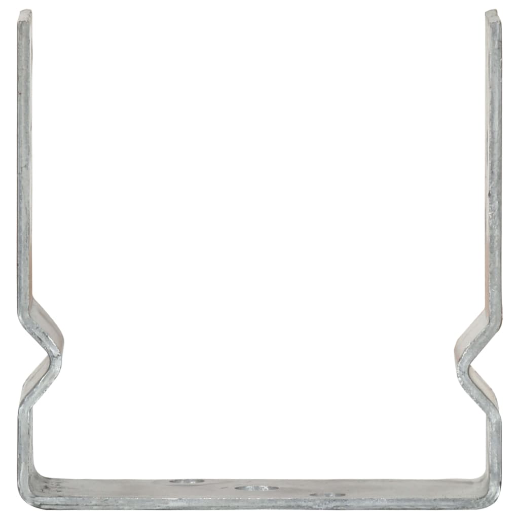 vidaXL Ancore de gard, 6 buc., argintiu, 14x6x15 cm, oțel galvanizat vidaXL Ancore de gard, 6 buc., argintiu, 14x6x15 cm, oțel galvanizat