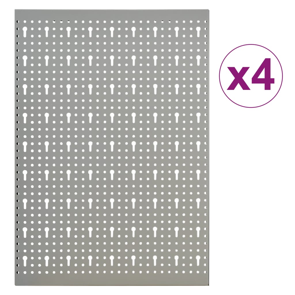 vidaXL Panouri de scule pentru perete, 4 buc., 40 x 58 cm, oțel vidaXL Panouri de scule pentru perete, 4 buc., 40 x 58 cm, oțel