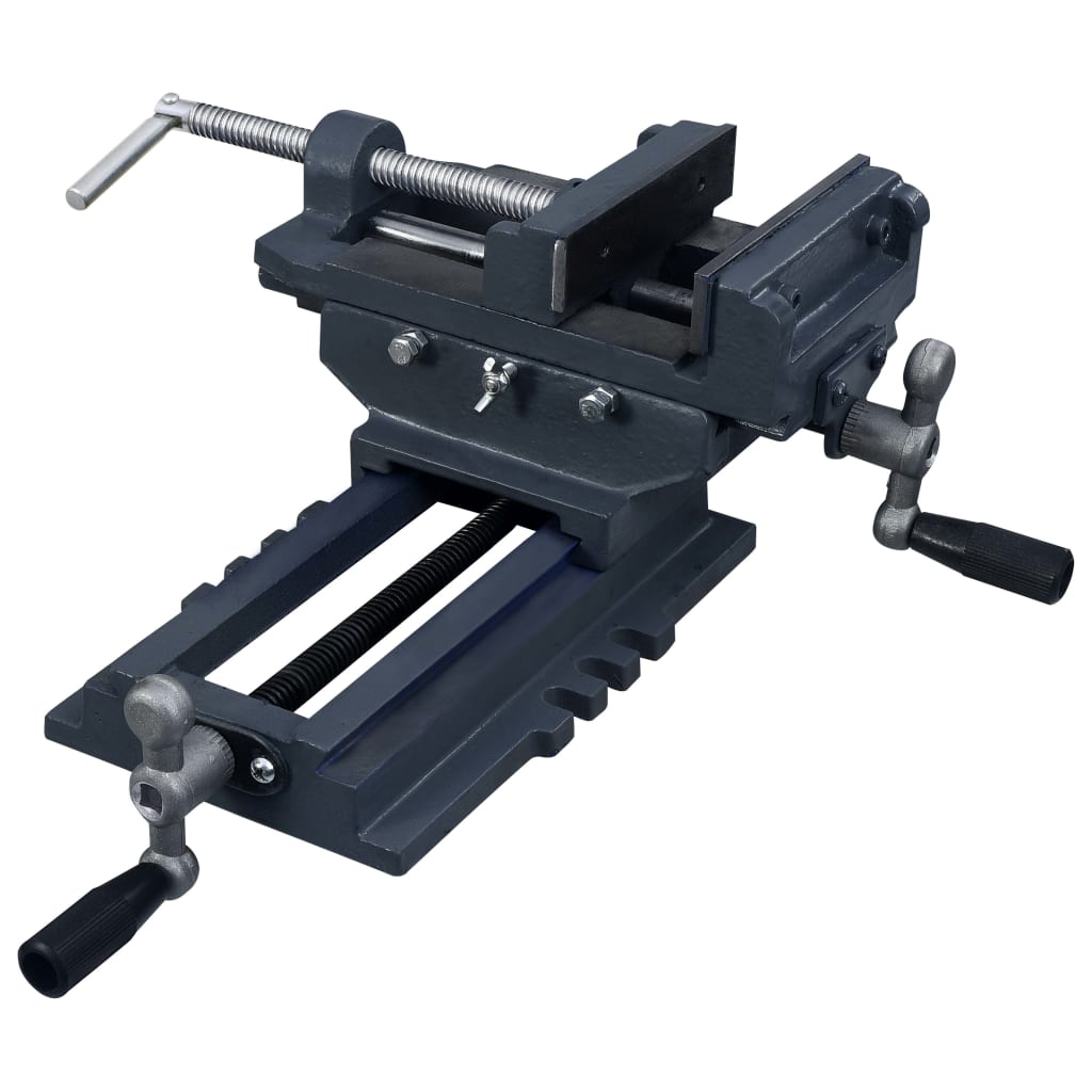 vidaXL Menghină în cruce mașină de găurit, acționare manuală, 127 mm