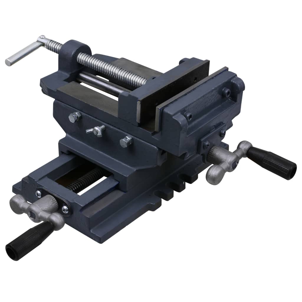 vidaXL Menghină în cruce mașină de găurit, acționare manuală, 127 mm